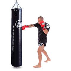 Punch Trophy Boxing Bag  6ft - Black