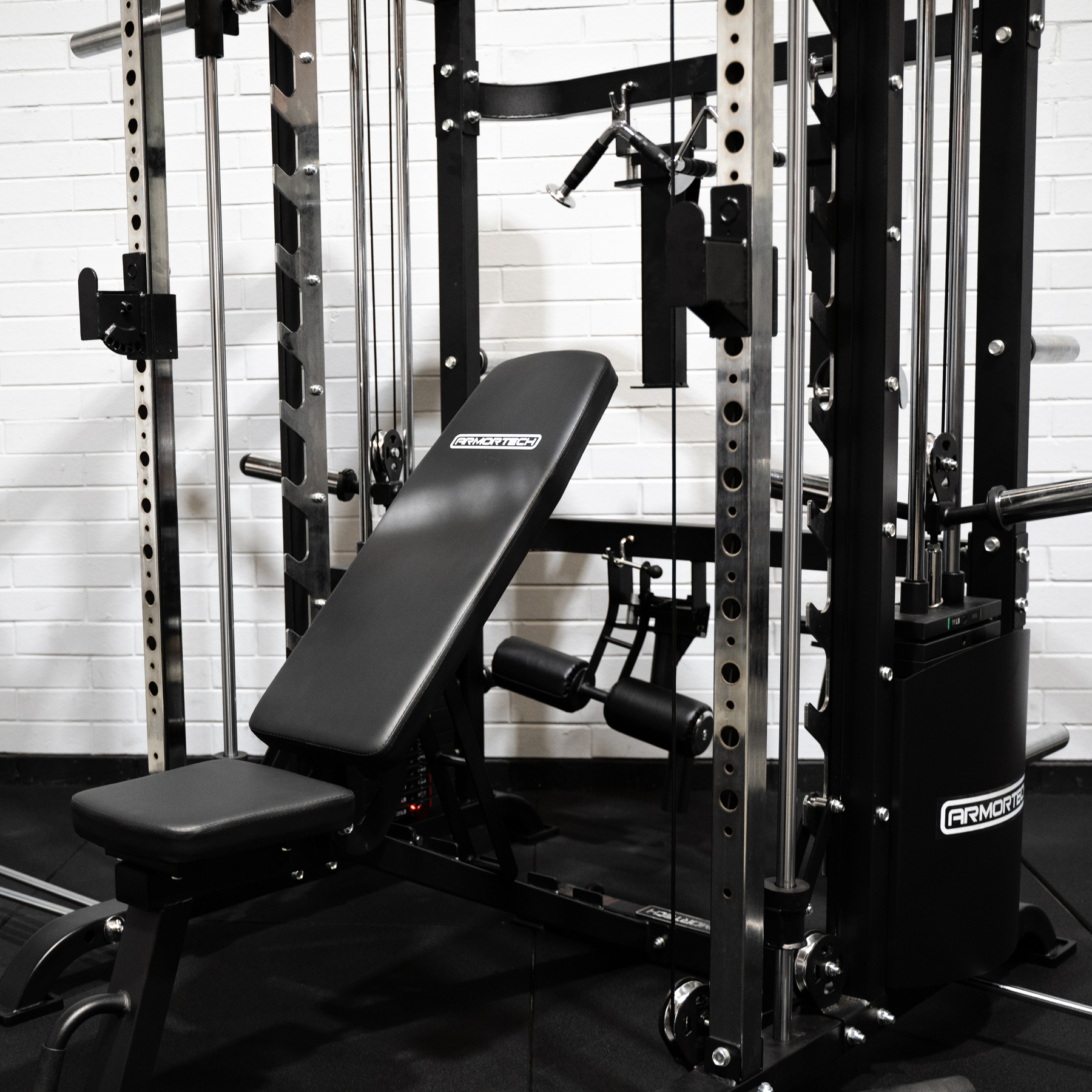 Armortech F100 Functional Trainer with 377 FID Bench
