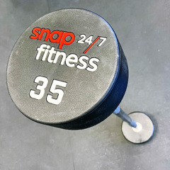Snap Commercial Straight Barbell 10kg-35kg