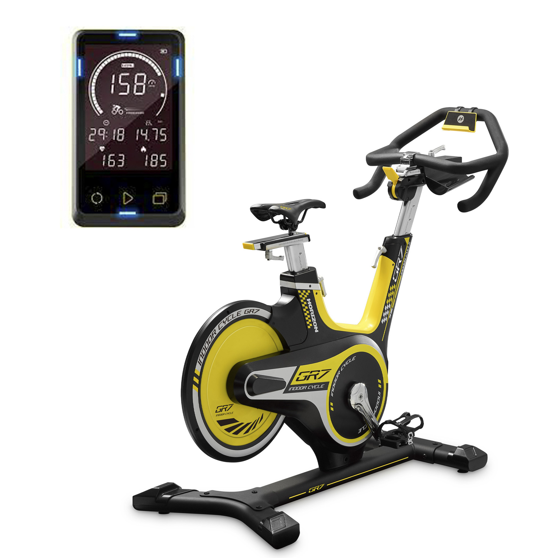 Horizon GR7 Spin Bike with Console
