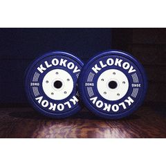 Klokov Equipment Bumper Plate Single  20kg (Sold Individually)