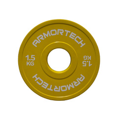 Armortech Rubber Fractional Plates - Singles [Colour: Yellow] [WEIGHT: 1.5KG]
