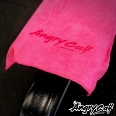 Angry Calf Gym Towel - Baby Pink