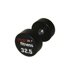 Snap Commercial Round Dumbbell 32.5kg (Sold Individually)