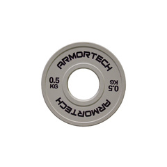 Armortech Rubber Fractional Plates - Singles [Colour: White] [Weight: 0.5kg]
