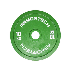 Armortech V2 Powerlifting Single Plate 10KG - Green