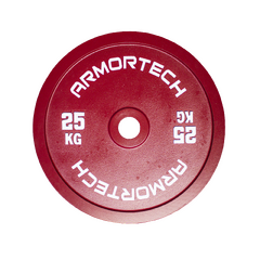 Armortech V2 Powerlifting Single Plate 25KG - Red