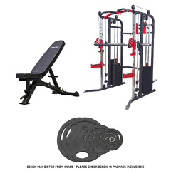 F40 with AB200 Bench  & 70kg Olympic Rubber Plates 