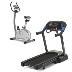 Foldable Electric Treadmill - Horizon Cardio Package 1